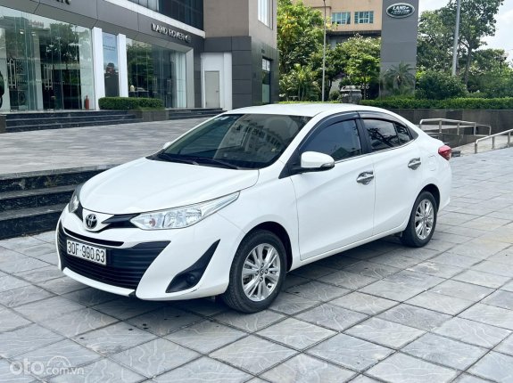 Toyota Vios 1.5 E CVT 2019 - 1 chủ, màu trắng, biển HN