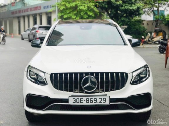 Mercedes-Benz GLC 250 4Matic 2016 - Mer GLC250 4Matic sx 2016 màu trắng nthat nâu