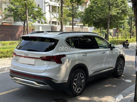 Hyundai Santa Fe 2021 - màu trắng biển Hà Nội