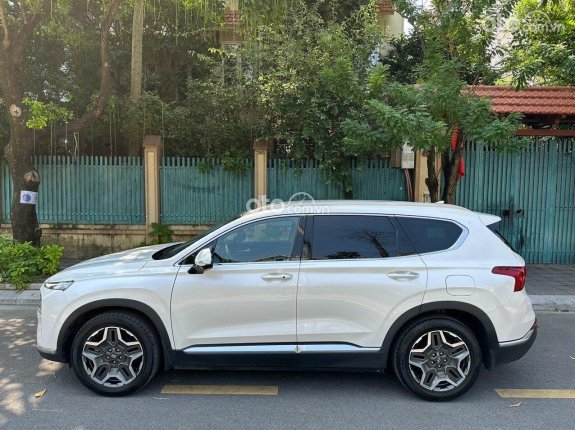 Hyundai Santa Fe 2021 - màu trắng biển Hà Nội