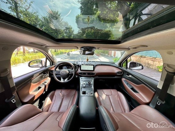 Hyundai Santa Fe 2021 - màu trắng biển Hà Nội