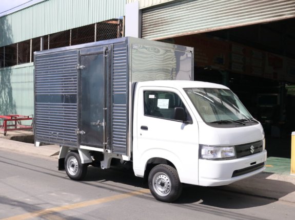 Suzuki Super Carry Pro pro 2023 - Xe tải thùng kín inox Suzuki Pro 2m7 - Trả trước 75 triệu nhận xe