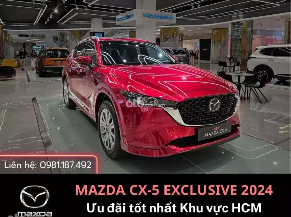 Mazda CX-5 2.0L Premium Exclusive   2024 - [GIÁ ƯU ĐÃI] Trợ giá tốt nhất khu vực HCM, quà tặng thêm đặc biệt khi liên hệ Hotline