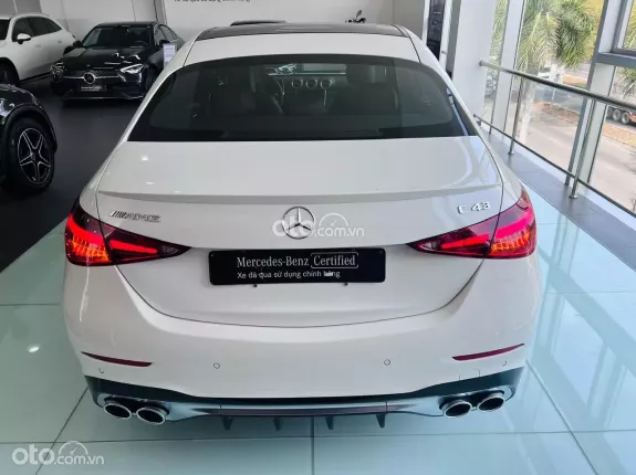 Mercedes-Benz AMG C43 2023 - TRẮNG ĐỎ - SIÊU LƯỚT 30 KM - TRƯNG BÀY