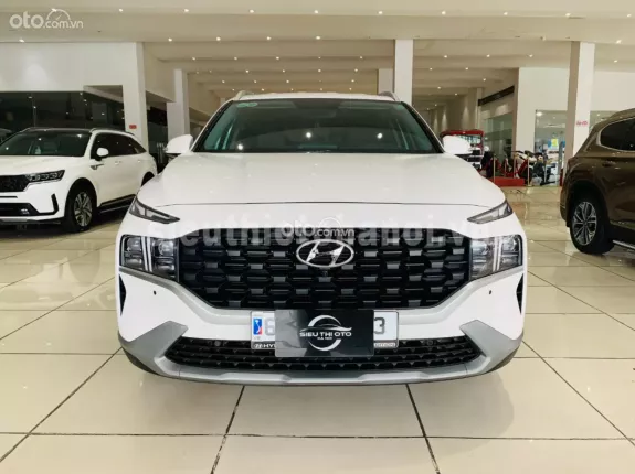 Hyundai Santa Fe 2022 - Xe số tự động, bản xăng tiêu chuẩn, màu trắng cực đẹp, đầy đủ trang bị