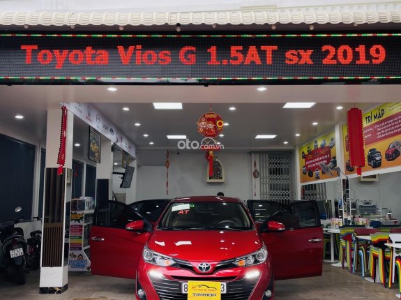 Toyota Vios 1.5 G CVT 2019 - Xe còn rất mới. Sơn rin còn cả xe.!!