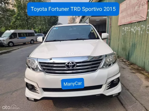 Toyota Fortuner 2.7v trd 4x2 2015 - Màu trắng xe chất