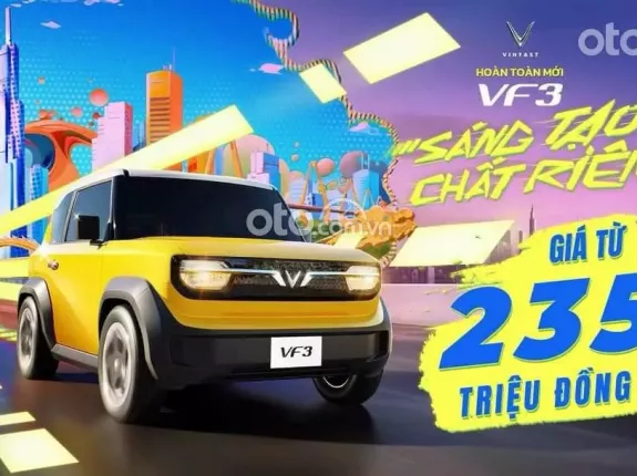 VinFast VF 3 2024 - [HOT] Ưu đãi cọc xe nâng cấp màu xe miễn phí giảm thêm 4% vào giá trực tiếp