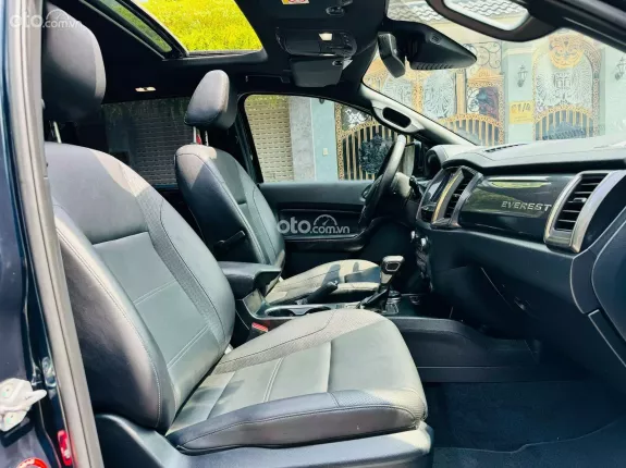 Ford Everest Titanium 2.0L AT 4WD 2020 - Nhập Thái, hỗ trợ trả góp 70%, màu xanh đen 1 chủ