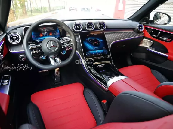 Mercedes-Benz AMG C43 2023 - TRẮNG ĐỎ - SIÊU LƯỚT 30 KM - TRƯNG BÀY
