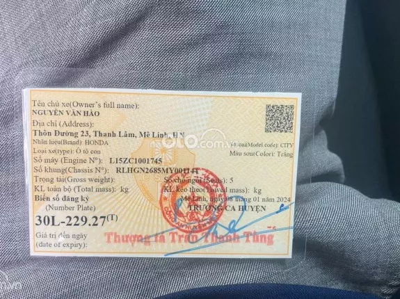 Honda City RS 2021 - Giá 465tr