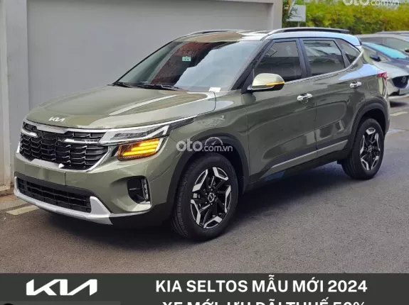 Kia New Seltos 1.5L LUXURY 2024 - Ưu đãi 50% Thuế trước bạ, nhiều Ưu đãi đi kèm tháng 7 khi liên hệ trực tiếp