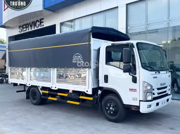 Isuzu NPR 400 2024 - Xe tải ISUXU NPR400 Thùng mui bạt Tải 3.5T Dài 5.2m