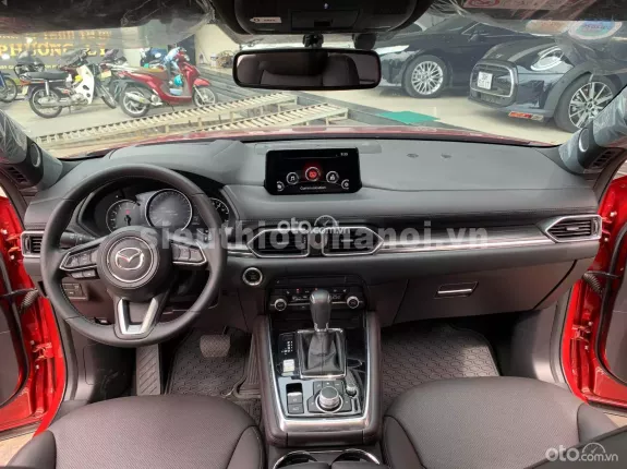 Mazda CX-8 Luxury 2022 - Xe màu đỏ pha lê cực mới, siêu lướt 8.000km, form mới có cửa sổ trời, biển thành phố
