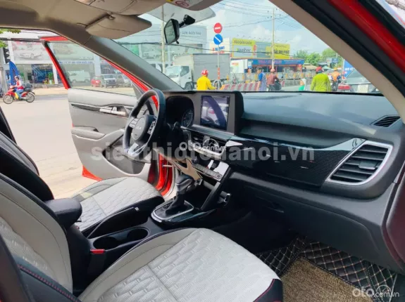 Kia Seltos 1.4 Luxury 2022 - Màu đỏ cực đẹp, lên đèn bi đèn gầm, cam 360°, màn hình Gotech, lên ghế điện