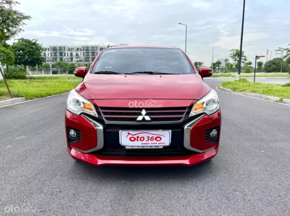 Mitsubishi Attrage CVT 2022 - Bán xe Mitsubitshi Attrage 1.2 CVT 2022 biển Hà Nội chưa chạy hết rotda