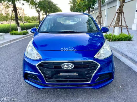 Hyundai Grand i10 Sedan 1.2 MT 2017 - Bán xe Huyndai Grand i10 1.2 MT 2017 màu xanh