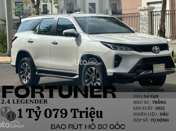 Toyota Fortuner 2.4 AT 4x2 Legender 2022 - ĐÃ KIÊM TRA TOÀN BỘ 176 HẠNG MỤC - TOÀN BỘ BẢO TRÌ BẢO DƯỠNG TẠI HÃNG - XEM XE TPHCM