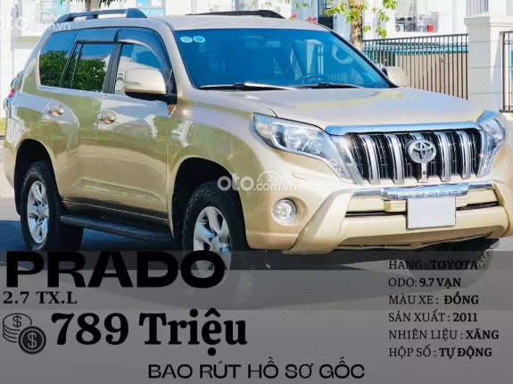 Toyota Land Cruiser Prado TX-L 2011 - CHỦ TỊCH SỬ DỤNG KĨ XE NHẬP TRUNG ĐÔNG - ĐÃ KIỂM TRA FULL LỊCH SỬ BẢO DƯỠNG - XEM XE TPHCM