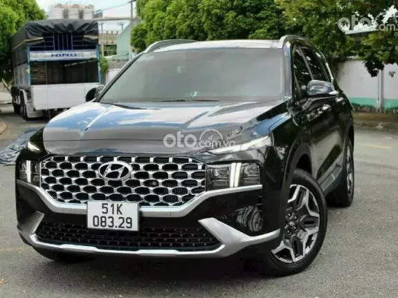 Hyundai Santa Fe 2.2L Dầu Cao cấp 2021 - Bán Santafe 2.2 Dầu Full chạy 45.000km xe đẹp bao check hãng