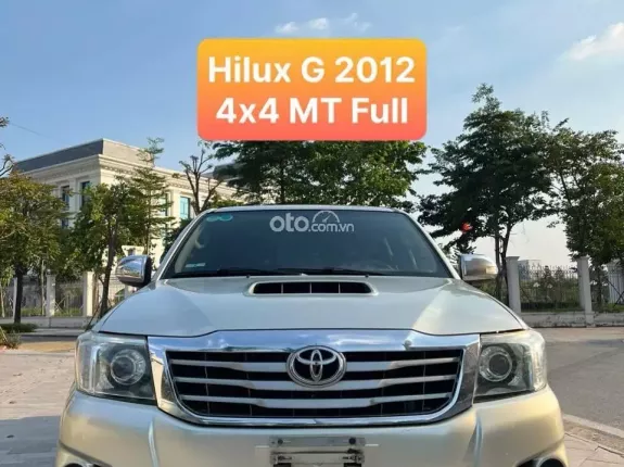 Toyota Hilux 2.4G 4×4 MT 2012 - Bản ful 2 cầu cực đẹp