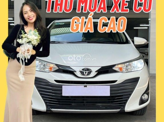 Toyota Vios 1.5 E CVT 2020 - Xe màu trắng đẹp, xe đẹp chủ đi giữ kĩ, full option trên xe