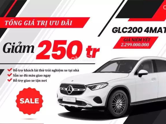 Mercedes-Benz GLC 200 4Matic 2023 - Đầu năm chính sách "KHỦNG" hỗ trợ khách hàng nhận xe - Liên hệ ngay em Đỗ Nhuận nhận giá tốt