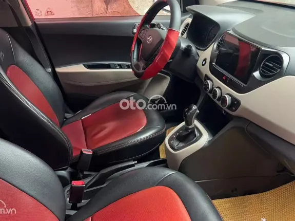 Hyundai Grand i10 1.0 AT 2015 - Hyundai i10 tự động, i10 giá rẻ, i10 tự động màu đỏ