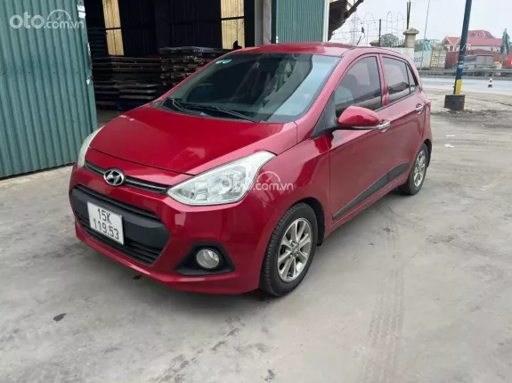 Hyundai Grand i10 1.0 AT 2015 - Hyundai i10 tự động, i10 giá rẻ, i10 tự động màu đỏ