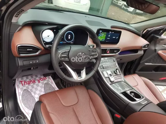 Hyundai Santa Fe 2.2 Dầu Cao cấp 2022 - Hyundai Santafe Cao cấp 2.2 AT 4WD MÁY DẦU - HAI CẦU, số điện PHOM MỚI sx đời 2022