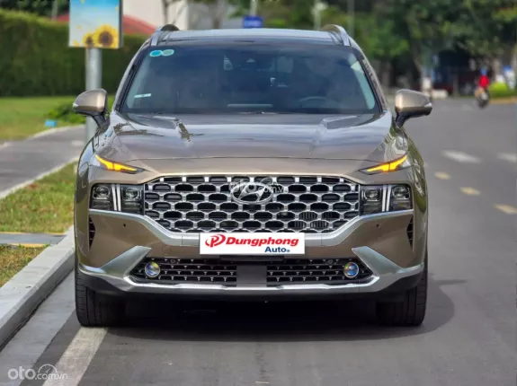 Hyundai Santa Fe 2.2 Dầu Cao cấp 2023 - Cam kết không đâm đụng, ngập nước