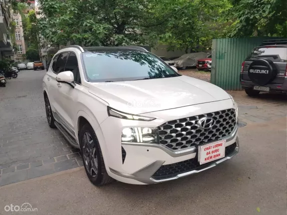 Hyundai Santa Fe 2.2L Dầu Cao cấp 2021 - Hyundai Santafe Cao cấp 2.2 AT 4WD MÁY DẦU - HAI CẦU, số điện PHOM MỚI sx đời - tháng 12 - 2021