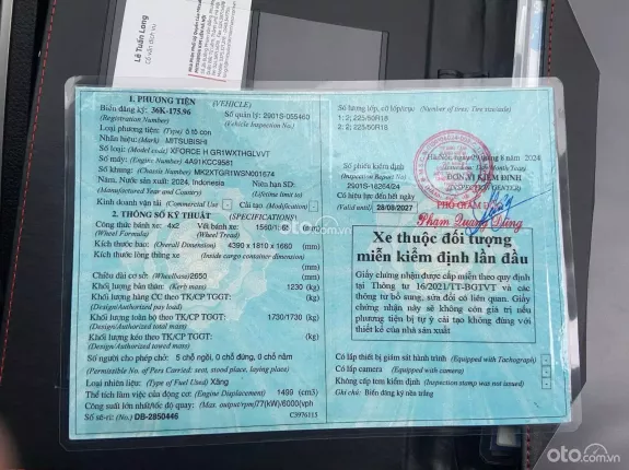 Mitsubishi Xforce Exceed 2024 - Xe một chủ từ đầu