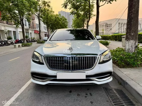 Mercedes-Benz S400 3.0 V6 2015 - S400 sx2015 trắng/nâu lên Full MayBach siêu đẹp