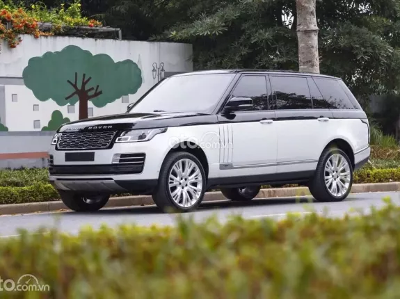 Land Rover Range Rover SVautobiogaphy LWB 3.0L 2021 - Màu Trắng nội thất nâu chạy 3v km siêu mới