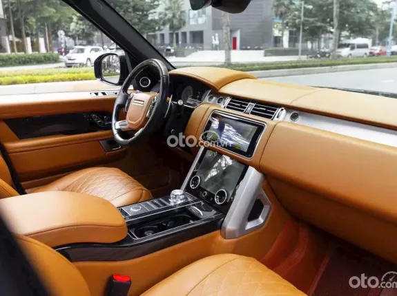 Land Rover Range Rover SVautobiogaphy LWB 3.0L 2021 - Màu Trắng nội thất nâu chạy 3v km siêu mới