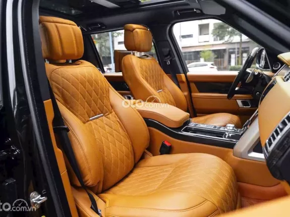 Land Rover Range Rover SVautobiogaphy LWB 3.0L 2021 - Màu Trắng nội thất nâu chạy 3v km siêu mới
