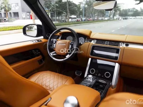 Land Rover Range Rover SVautobiogaphy LWB 3.0L 2021 - Màu Trắng nội thất nâu chạy 3v km siêu mới