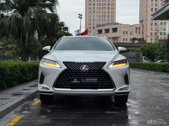 Lexus RX 350 2021 - Xe sang trọng màu trắng, nội thất nâu đẳng cấp