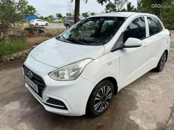 Hyundai Grand i10 Sedan 1.2 MT 2018 - Xe cũ chất lượng tốt, màu trắng nguyên bản