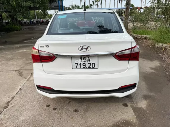 Hyundai Grand i10 Sedan 1.2 MT 2018 - Xe cũ chất lượng tốt, màu trắng nguyên bản