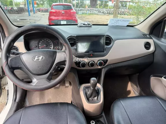 Hyundai Grand i10 Sedan 1.2 MT 2018 - Xe cũ chất lượng tốt, màu trắng nguyên bản