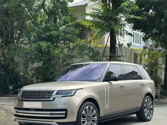 Land Rover Range Rover Autobiography LWB 3.0 2023 - Xe màu vàng nội thất nâu da bò, còn bảo hành hãng