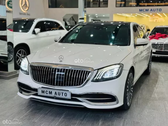 Mercedes-Benz S400 3.0 V6 2015 - Xe đã up full lên body Maybach, vô lăng S450 siêu đẹp.