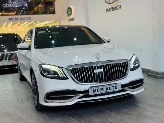 Mercedes-Benz S400 3.0 V6 2015 - Xe đã up full lên body Maybach, vô lăng S450 siêu đẹp.
