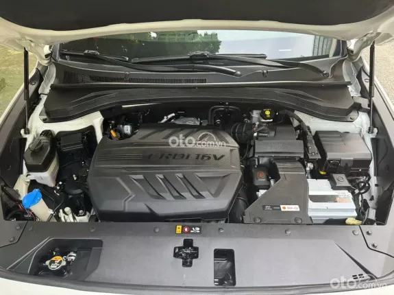 Hyundai Santa Fe 2.2 Dầu Cao cấp 2021 - Trắng ngọc trinh
