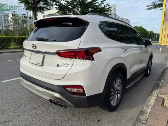 Hyundai Santa Fe 2.2 Dầu Cao cấp 2021 - Trắng ngọc trinh