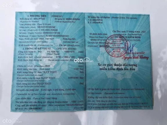 Mercedes-Benz C300 AMG 2022 - Lăn bánh 26.000 Kilomet