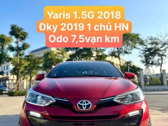 Toyota Yaris 1.5G 2018 - Nhập Thái màu đỏ đón Tết cực xinh