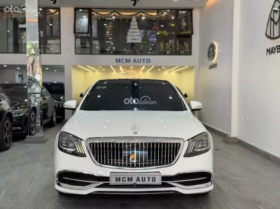 Mercedes-Benz S400 3.0 V6 2014 - Xe đã lên full maybach S560 và full nội thất S450 (vô lăng, màn hình,.. )